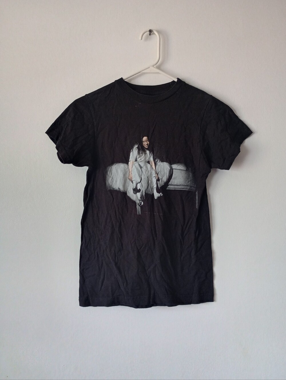 Billie Eilish Music Concert Black T Shirt  Sz XS